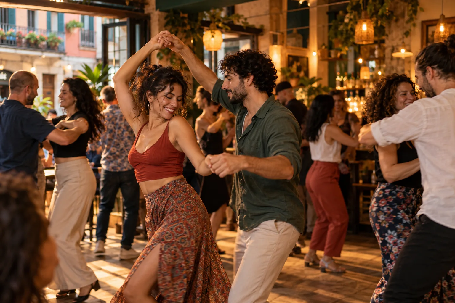 Imagen ambiental de Tardeo «Amigos del baile»